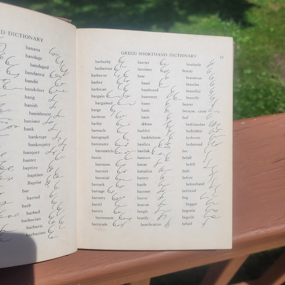 Vintage Gregg Shorthand Dictionary (1936) - Picture 7 of 11